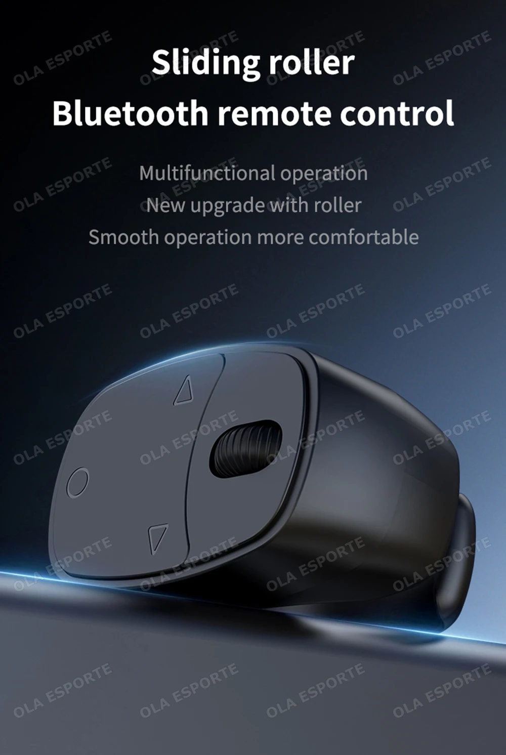 Fernbedienung Kabelloser Bluetooth-Rollring für Fingerspitzen, tragbare mobile Maus, Video-Automatik-Seitenwechsler, Browsing-Ring R12 – Detail 3
