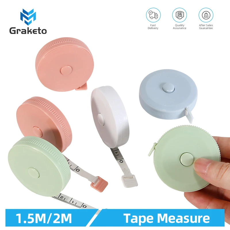 1.5/2M Soft Tape Measure Double Scale Body Sewing Flexible Measurement Ruler For Body Measuring Tools Tailor Craft 60/79Inch