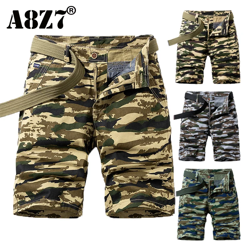

Шорты-карго мужские камуфляжные, модные Хлопковые Бриджи, дышащие быстросохнущие, с несколькими карманами, в стиле хип-хоп, лето 2022