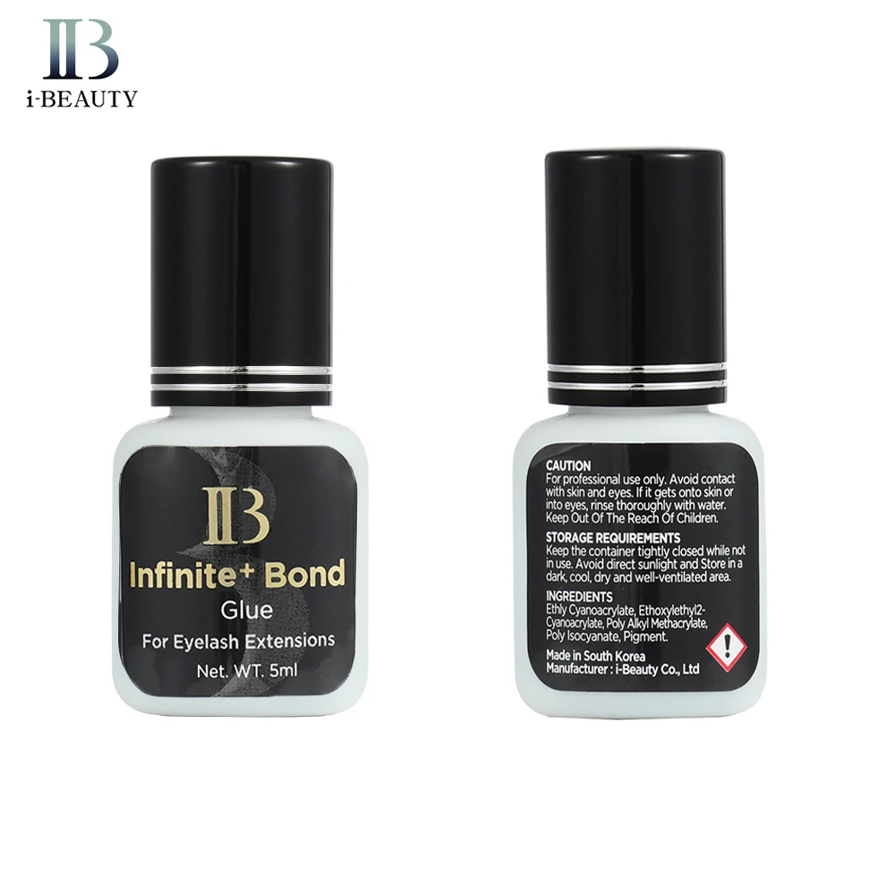 Original IB Lash Glue SUPER PLUS/HYPER BOND/MASTER I-Beauty Eyelash Extension Adhesive Long Lasting Fast Dry Korean Glue