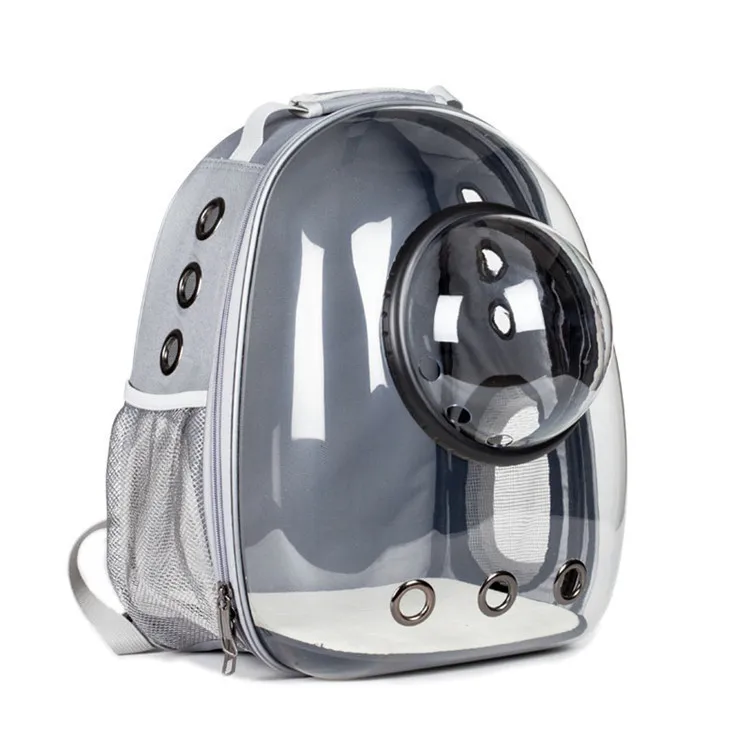 Breathable Portable Pet Carrier Backpack Transparent Space Capsule Bag for Cats Dogs - Pet Transport with Comfortable Handles