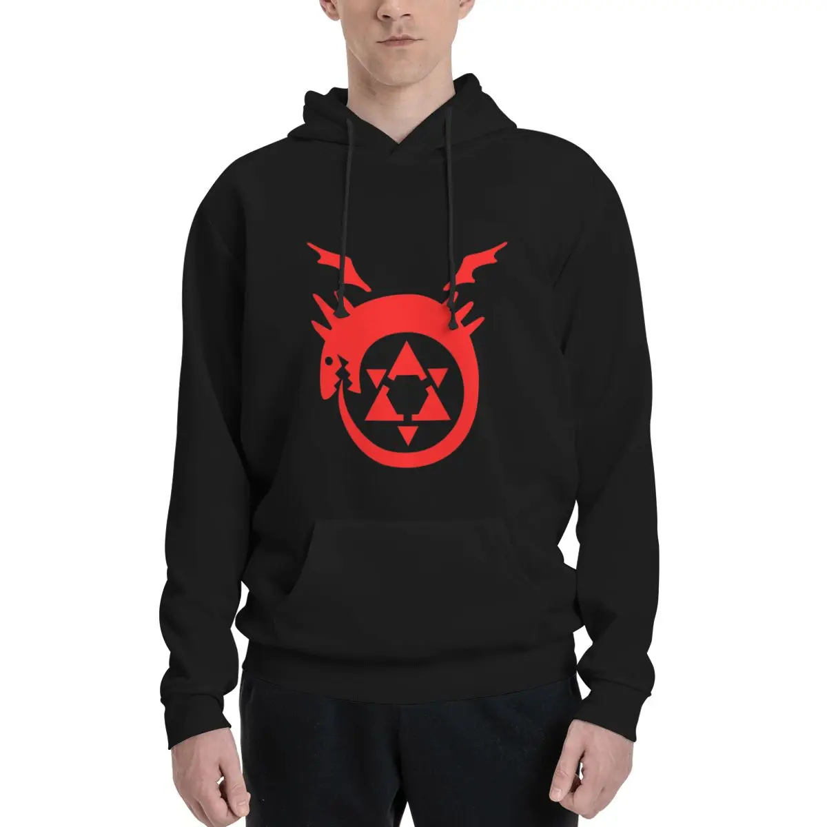 

FullMetal Alchemist Uroboro [red] Pullover Hoodie men's clothes men wear men clothing men hoodie