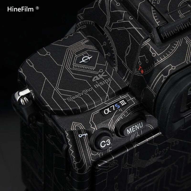 Hinefilm Skin For Sony A7SIII Camera Skin A7S3 Camera Cover Sticker A7S III Camera Skin Alpha 7 S III Protective Wrap Cover Film