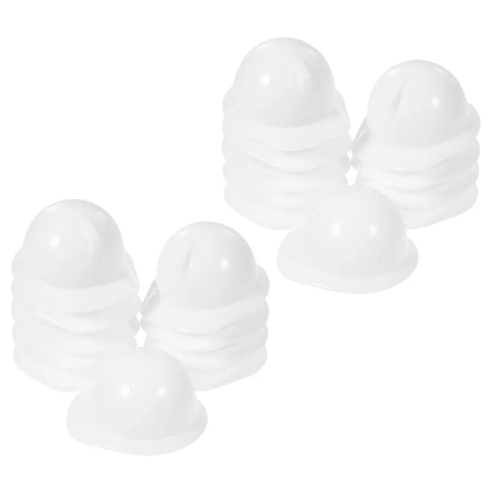 หมวกนิรภัยจิ๋ว 40 ชิ้น หมวกคนงานก่อสร้างสุดสร้างสรรค์สำหรับตกแต่งขวดไวน์ ชุดไก่ งานปาร์ตี้ หมวกนิรภัยจิ๋ว