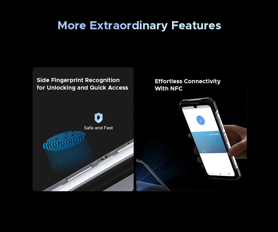 DOOGEE S200 Rugged Phone 5G Dimensity 7050 Octa Core 1.32" AMOLED Rear Display 12GB RAM+256GB ROM 100MP Camera 10100mAh 5G Phone
