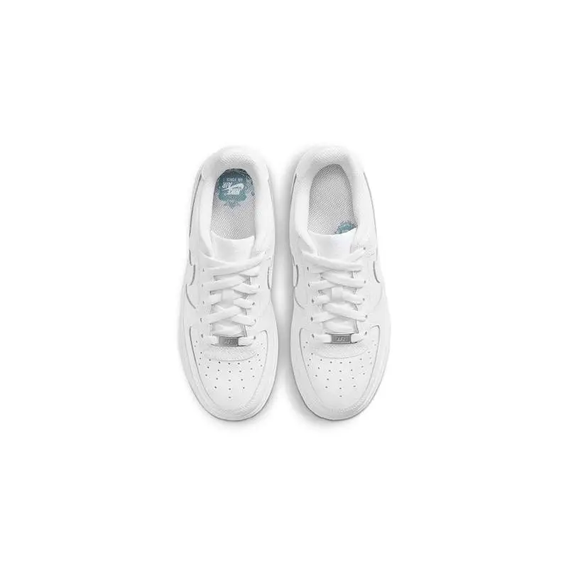 Nike Kids Air Force 1 Low LE " On White" Sneakers shoes With Original Box