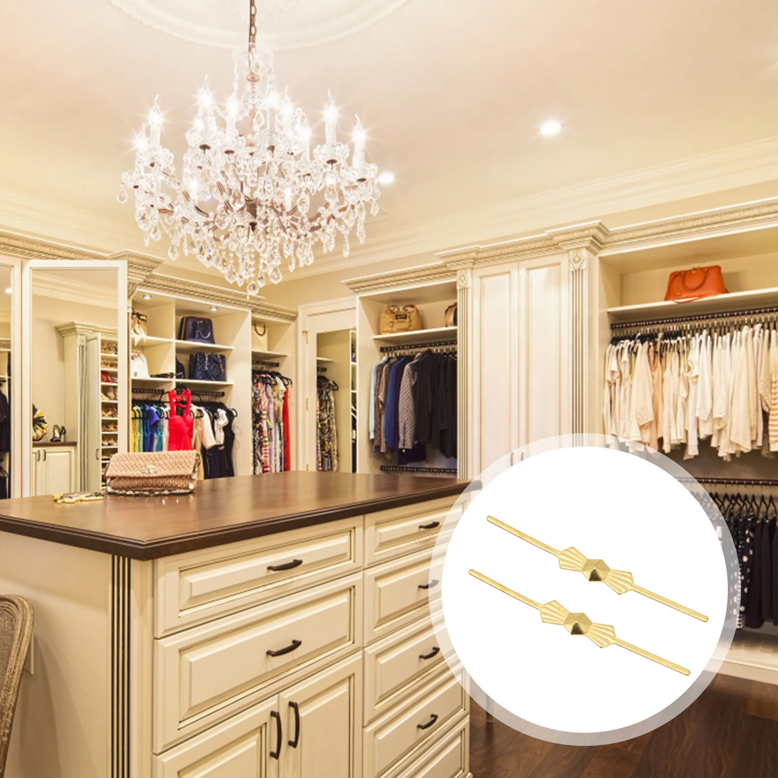 

200Pcs Chandelier Connector Clips Metal Bowtie Pins for Crystal Beads Wedding Hanging Decoration Accessories Chandelier Pin