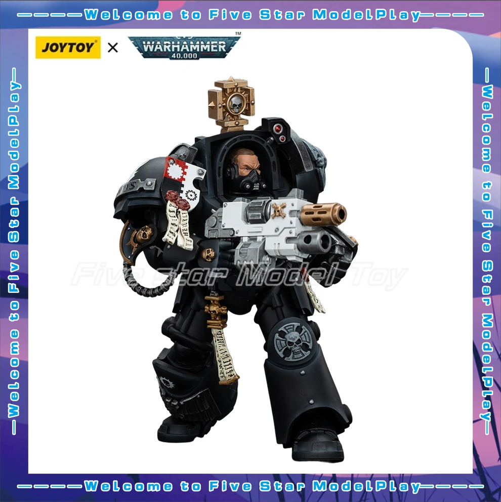

【FS】 JOYTOY Warhammer 40K Iron Hands Captain в доспехах Терминатора, масштаб 1/18, фигурка, модель, игрушка, подарок, коллекционная