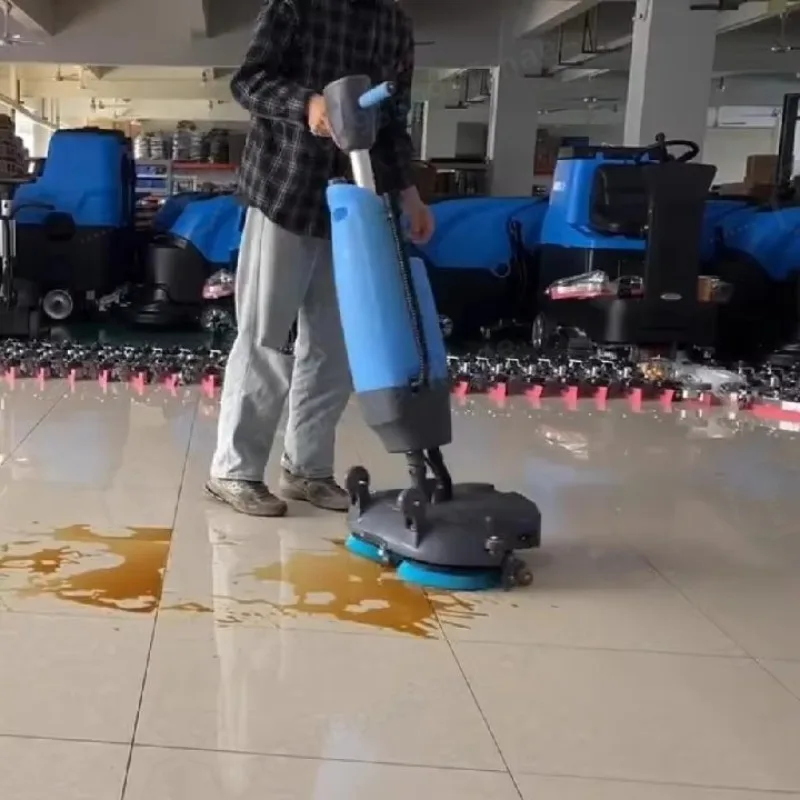 Brand New Commercial Electric Mini Floor Scrubber, Floor Polishing Machine for Mall Supermarket Hotel
