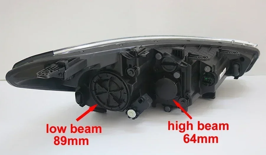 1pcs For Kia K3 K3S 2013 2014 2015 Low High Beam Light Dust Cover Waterproof Dustproof Headlamp Seal Headlight Cap 64mm 89mm