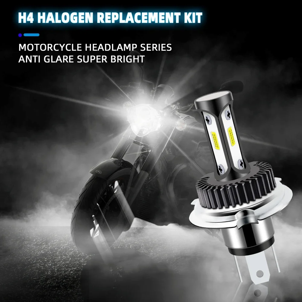 1PC H4 Led Motorcyc…