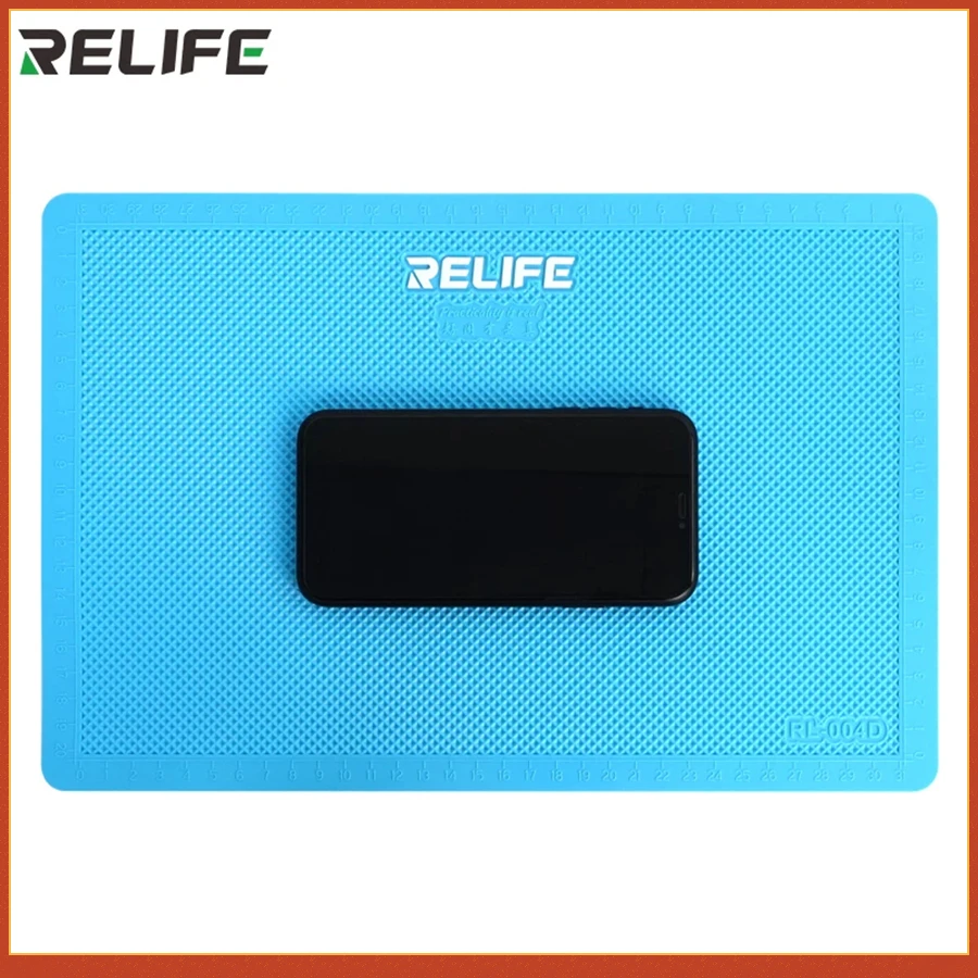 RELIFE RL-004D Multi-Function Heat Insulation Silicone Anti-Skid Mat Mobile Phone Repair Film Silicone Pad Support Washed