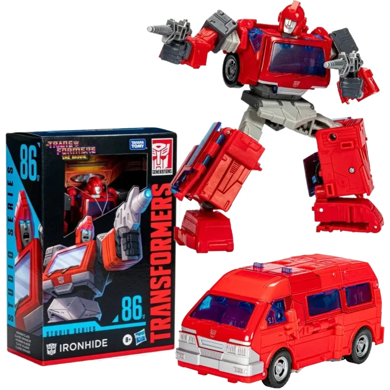 

Hasbro Transformers Studio Series SS86-17 Voyager Autobot Ratchet Action Figure Character Robot Model Original Box Collection