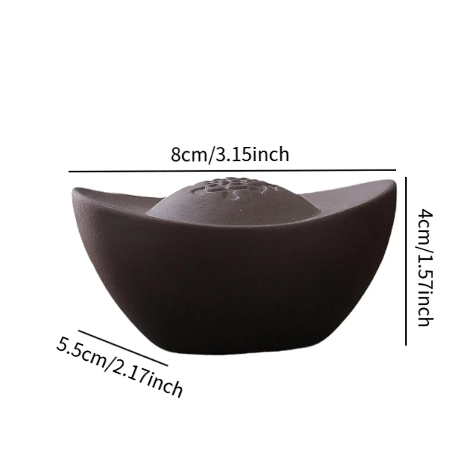 Tea Ingot Statue Housewarming Congratulatory Gift Bookshelf Craft Desk Ornament