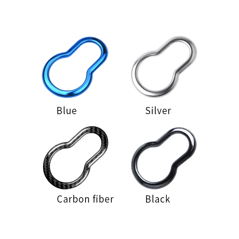 Stainless Steel Car Dashboard Dash Warning Lights Alert Push Button Door Lock Switch Trim Cover for Smart 453 Fortwo Forfour