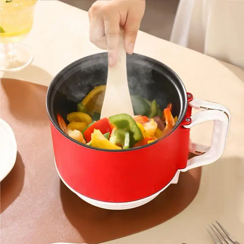 Ramen Cooking Pot Electric Lazy Pot Noodle Mini Hot Pot Portable Pot Electric Ramen Cooker Multifunctional Mini Pot Rapid Noodle