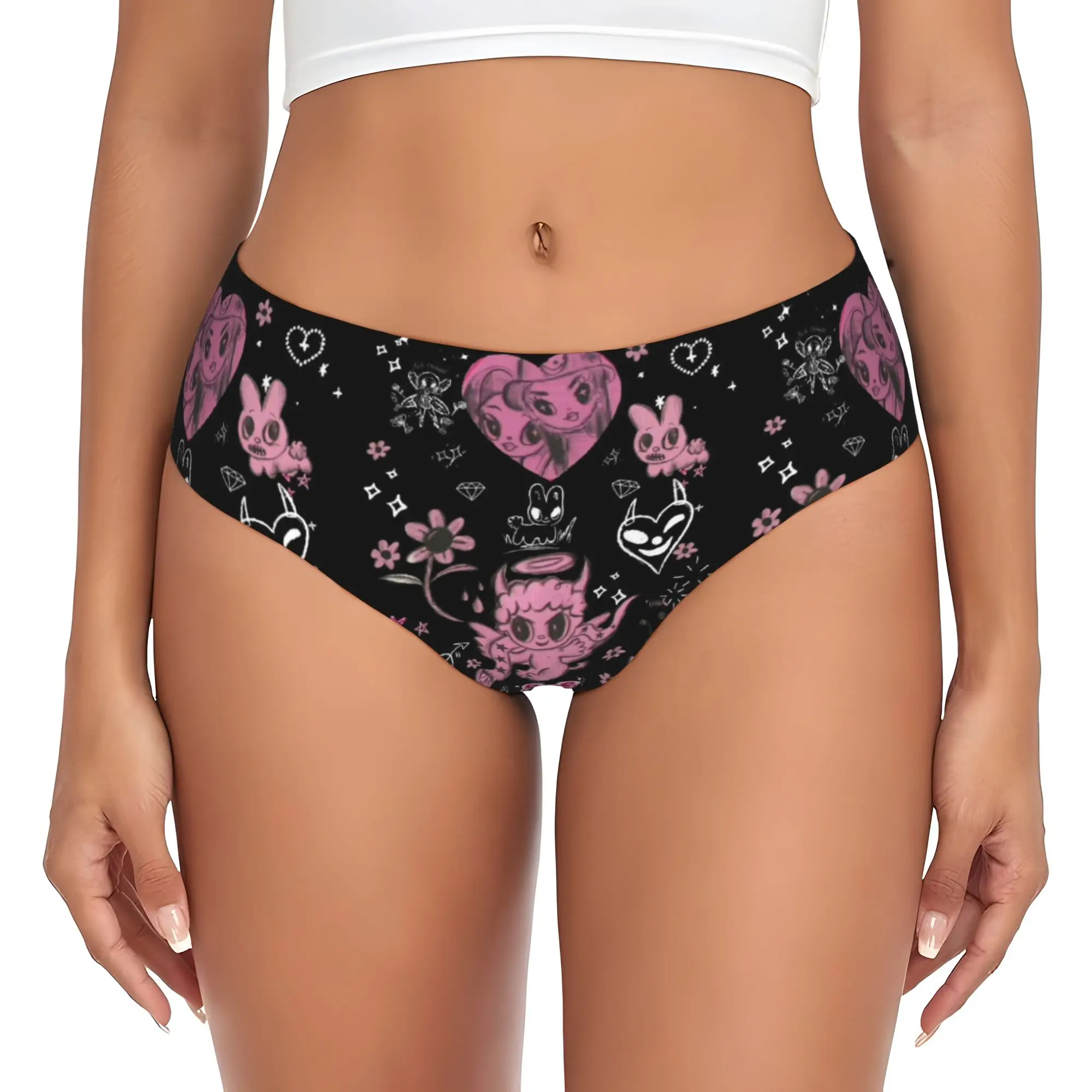 Custom Womens Singer Karol G Panties Breathable  Briefs Underwear