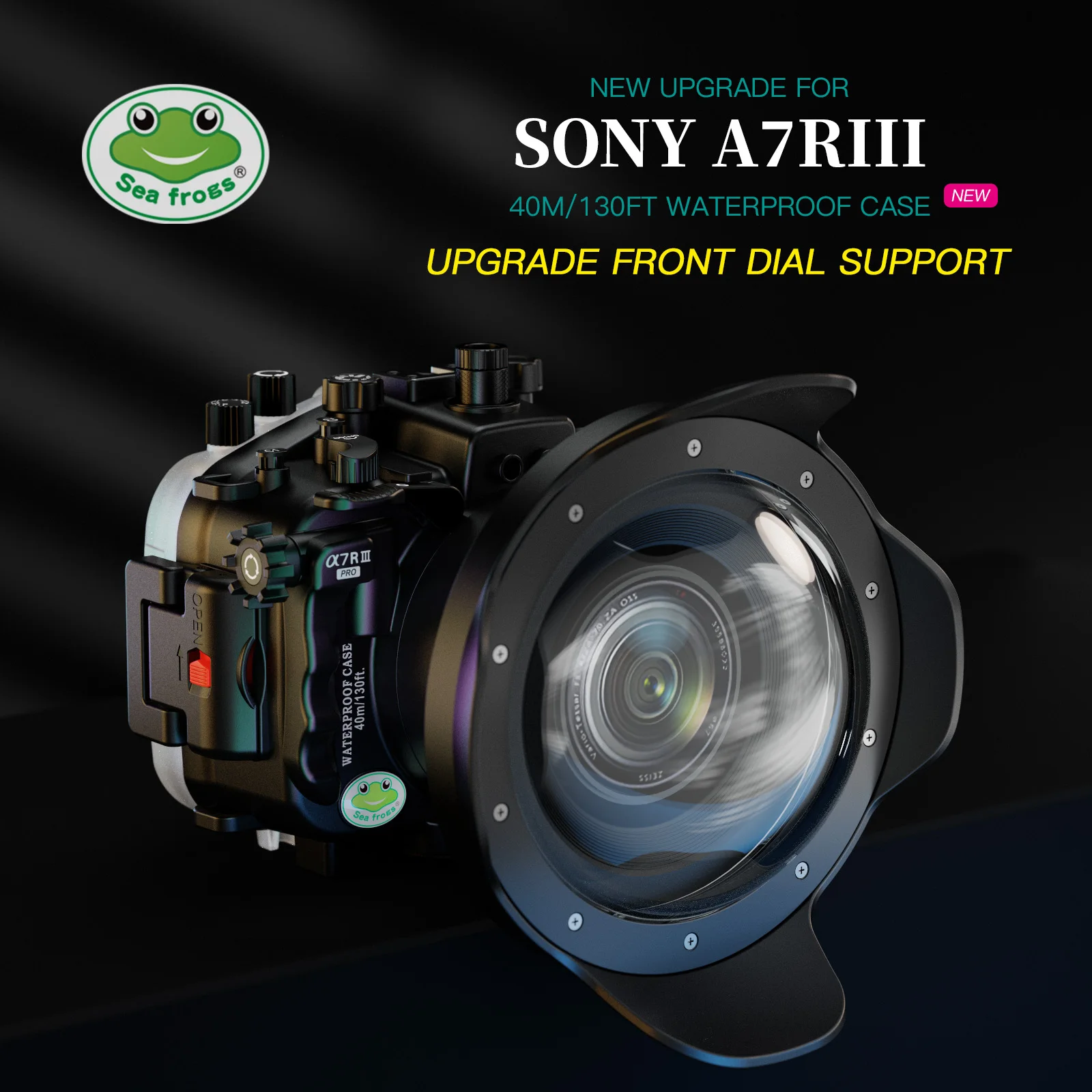 

Seafrogs Csae для Sony A7R III PRO V.3 серии 40 м/130 футов корпус подводной камеры с портом для подводной фотографии корпус