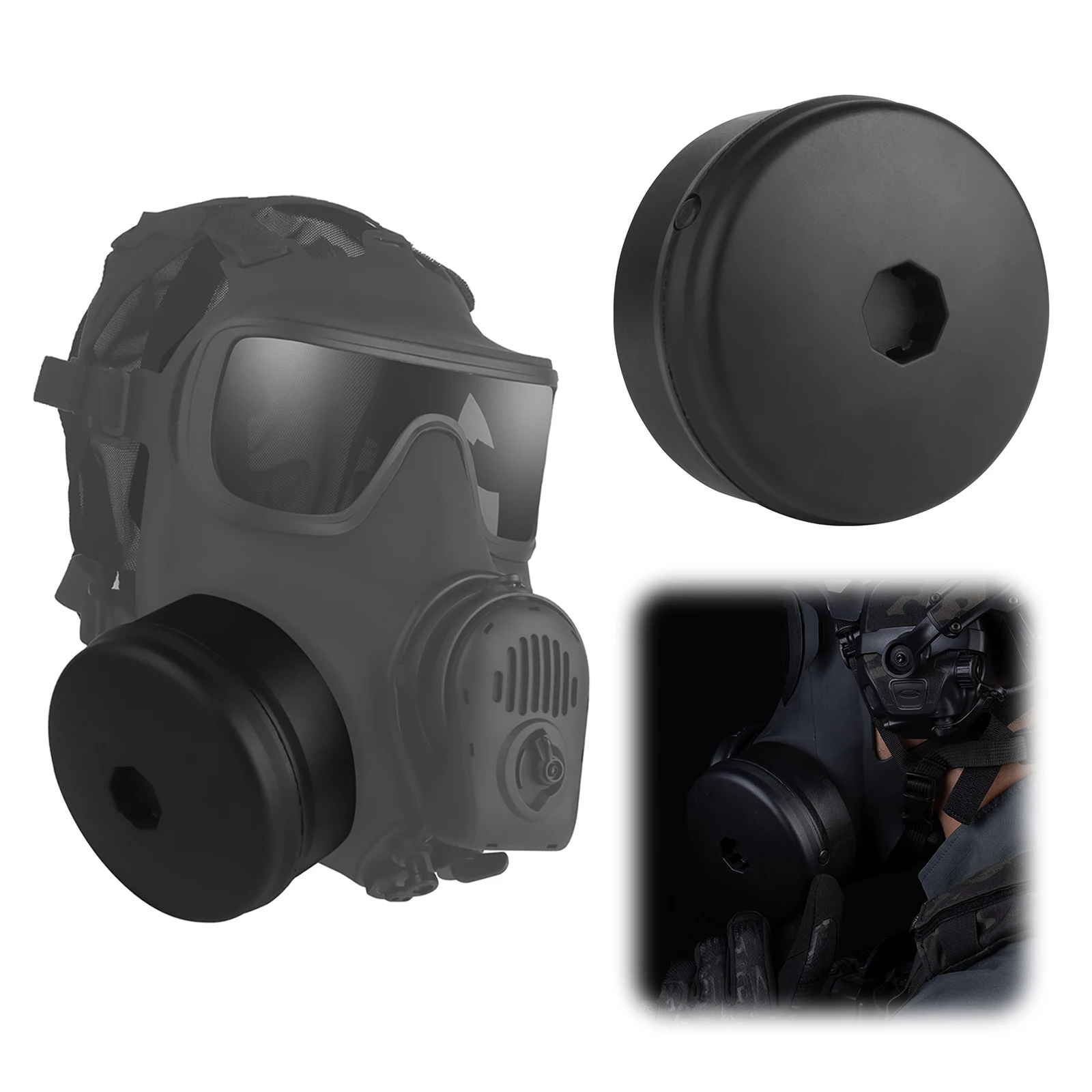 Tactical Air Soft FM53 Anti Fog Mask