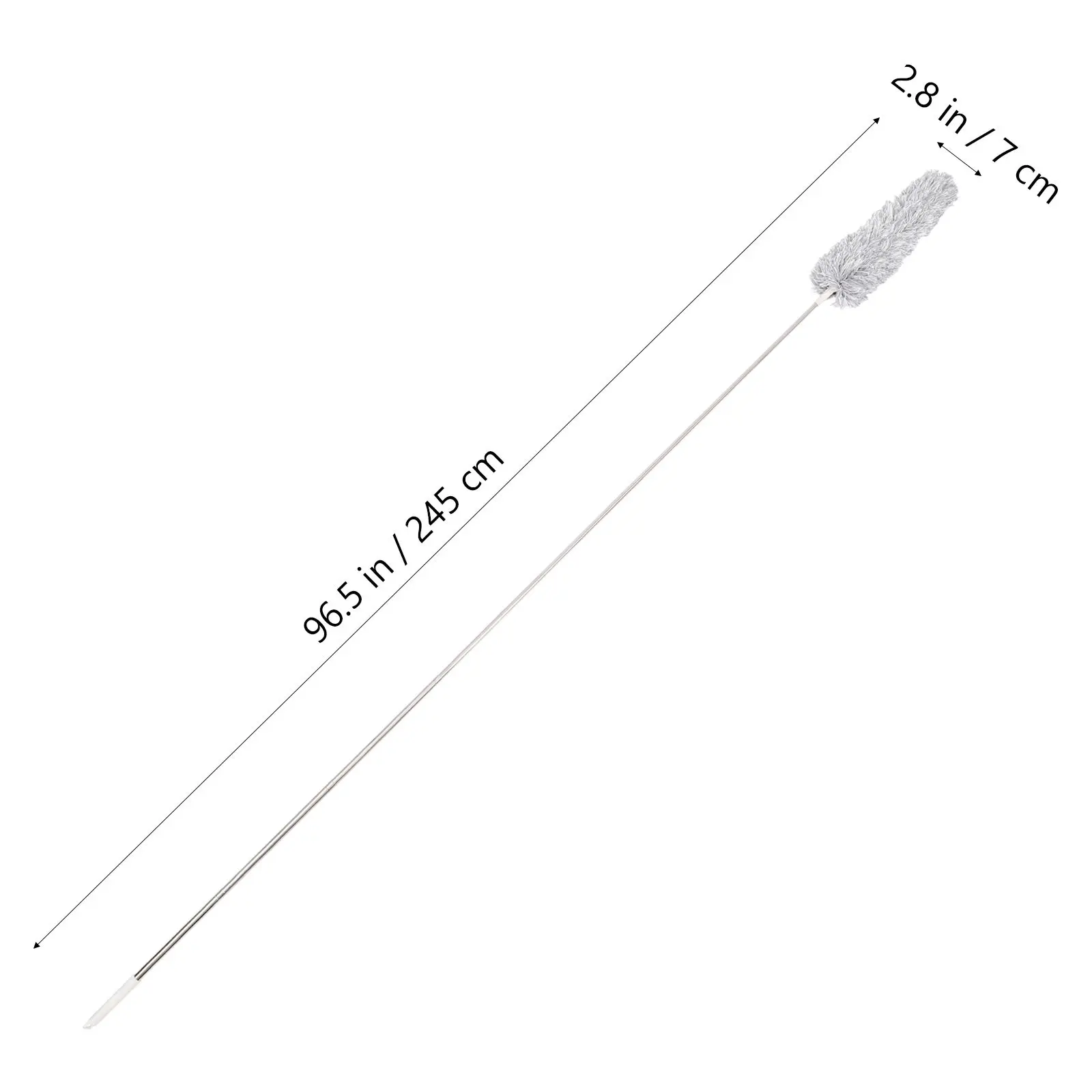 1Set Spider Web Dusting Duster Excellent Extension Pole Ceiling Cleaning Telescopic Fiber Duster Set Home Dust Cleaner Tool