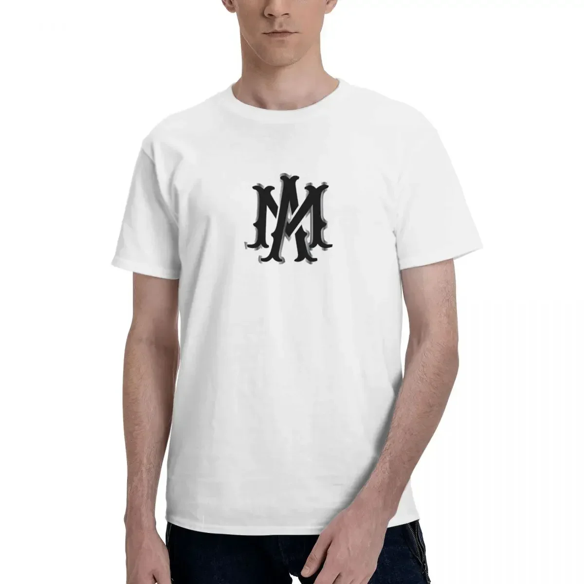 

The Athletics Mercado Logo2 T-Shirt for Men Cotton Plus Size T Shirts Men's Short Sleeve Round Neck Summer Clothes Tops S-6XL