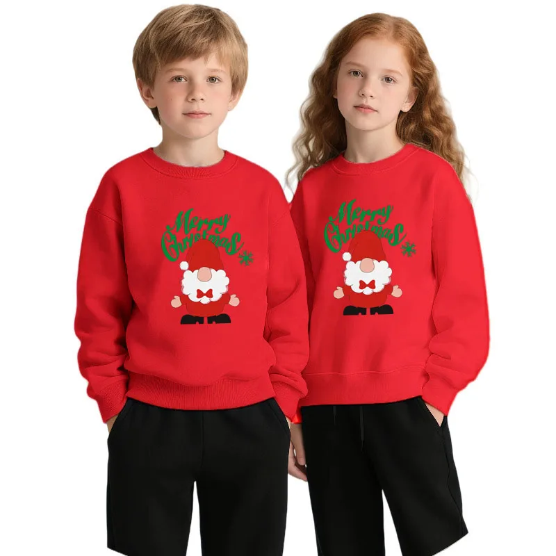 

Spring/autumn Christmas Baby Girl Minnie Sweatshirt Loose Long Sleeve Tops Cartoon Children Hoodies Pullovers Boys Clothes