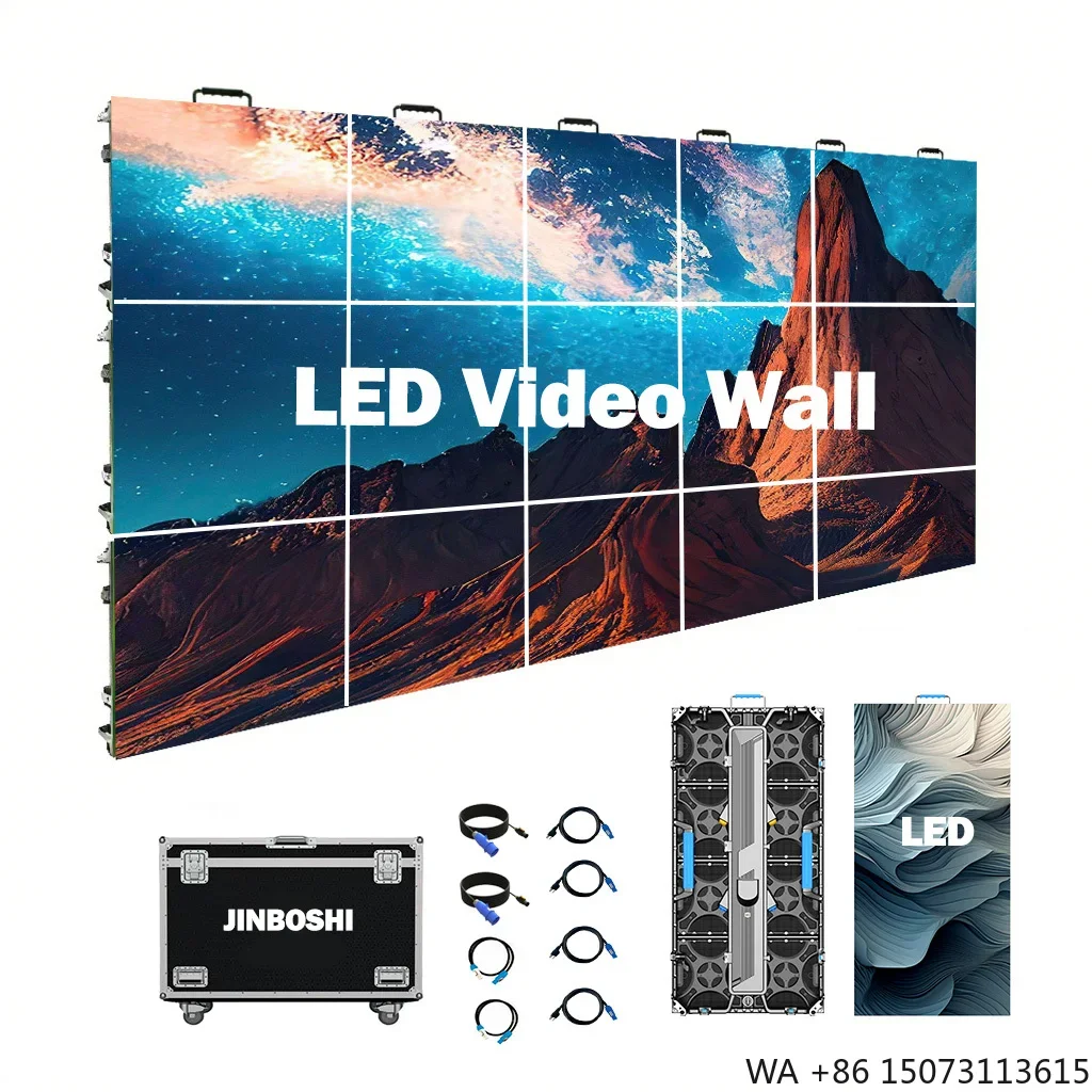 

P3.91/P4.81 Mobile LED Rental Video Wall Waterproof Die-Cast Aluminum