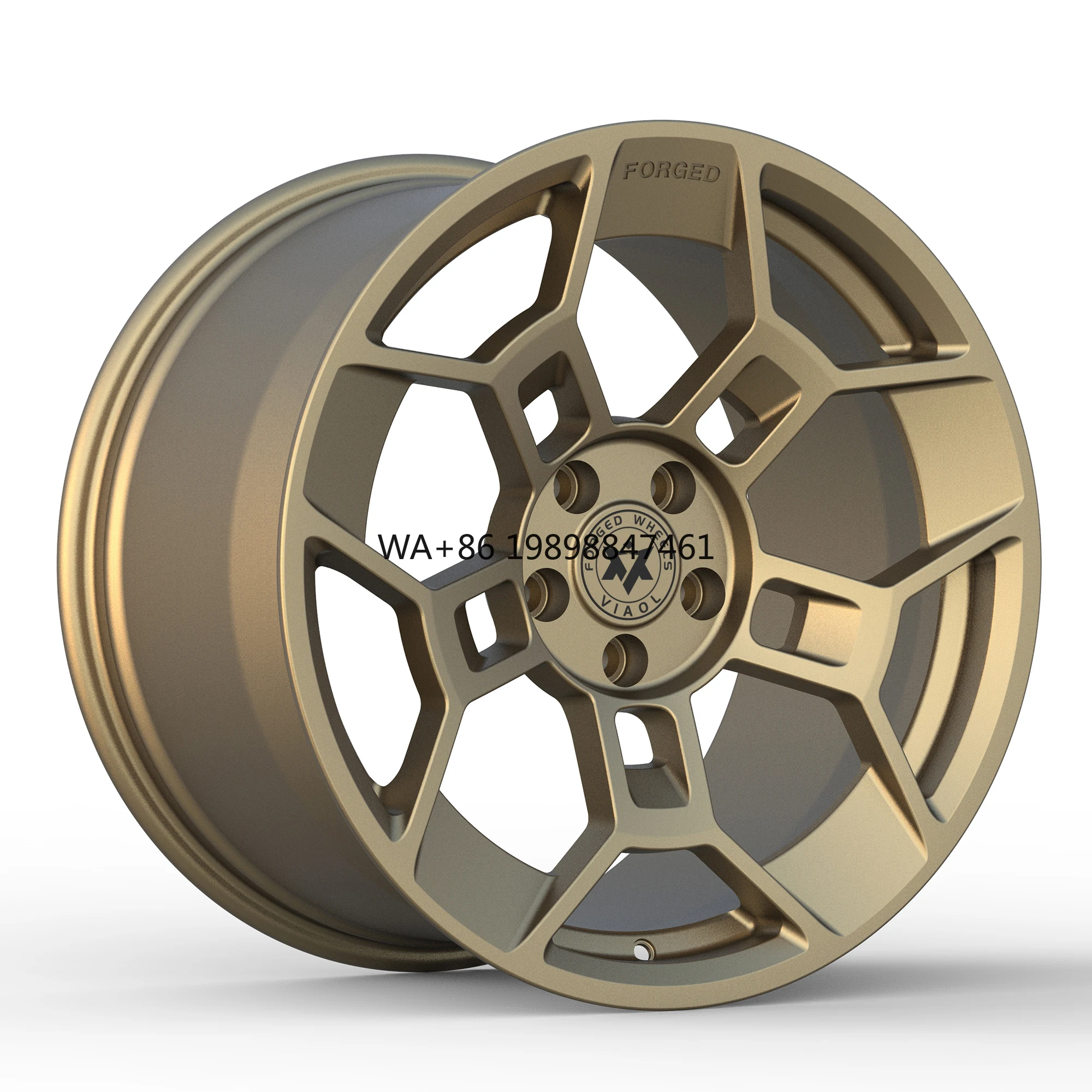

Customized Concave Design Matte Black & Silver & Bronze Forged Passenger Car Wheels for Mercedes-Benz S 7 Series Audi A8