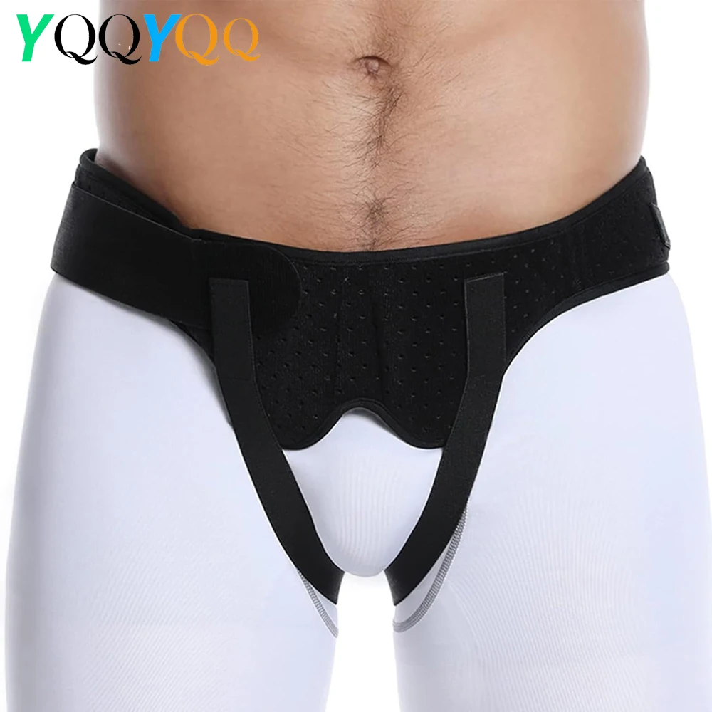 

1Pc Groin Hernia Belt Truss Left Right Side Support Brace Removable Compression Pads for Daily Relief and Post-Surgical Recovery