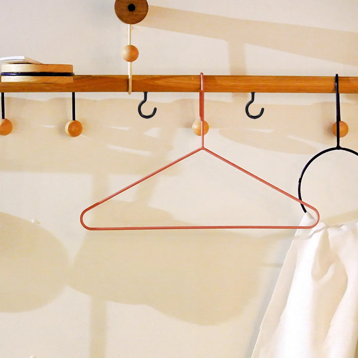 Question mark cup hook for kitchen users to save space with carbon steel 24 pcs black