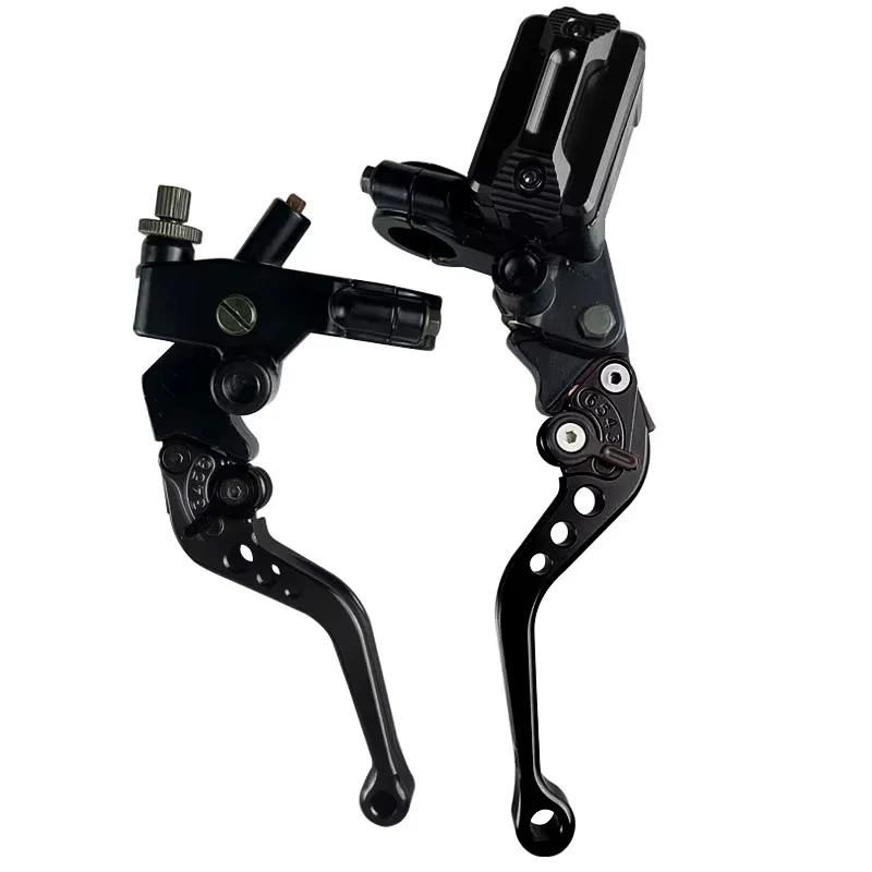 CNC Een Paar 7/8 "22mm Universele Motorfiets Hoofdremcilinder Hendel Kabel Koppeling Reservoir Voor Scooter Sport crossmotor