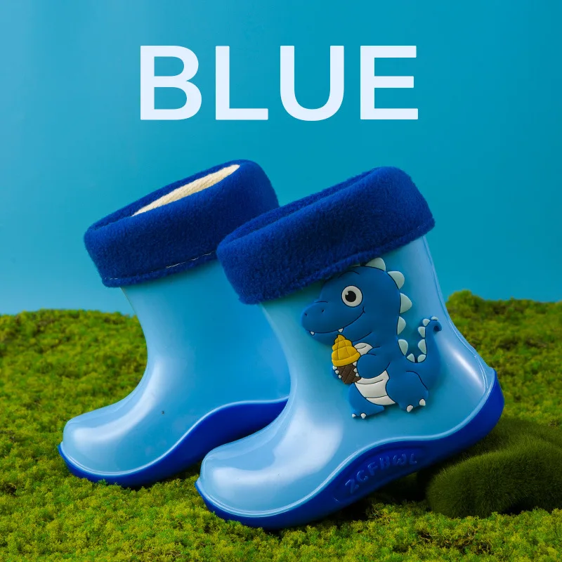 Fashion children' rain boots for kids child waterproof boots boy rain shoes for girl decorative stock water boot rain