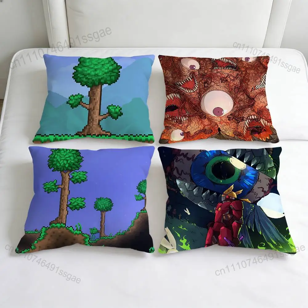 

Hot Game T-Terraria Cool Decorative Square Pillow Cover Soft & Comfortable Pillow Case Sofa Bed Home Decoration
