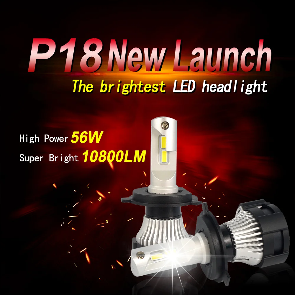 High Power 130W 18000 Lumen Car Led Headlight H4 H7 H11 Led Auto Headlight Bulb for Call Cars