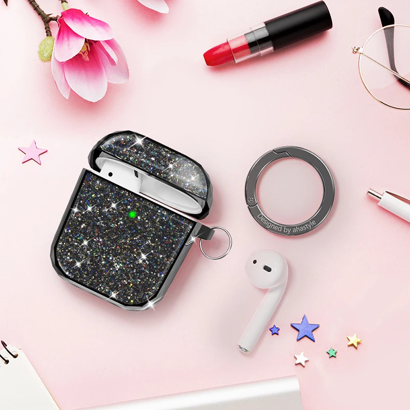 IKSNAIL For Airpods Pro Case With Switch headset Colorful Case Shockproof Cover For Women Case for Airpods Pro 1 2 Airpod Cases