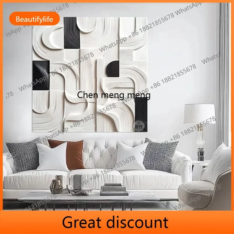 6239 Living room simple decorative painting entrance 3D three-dimensional wood carving hanging painting creative relief painting