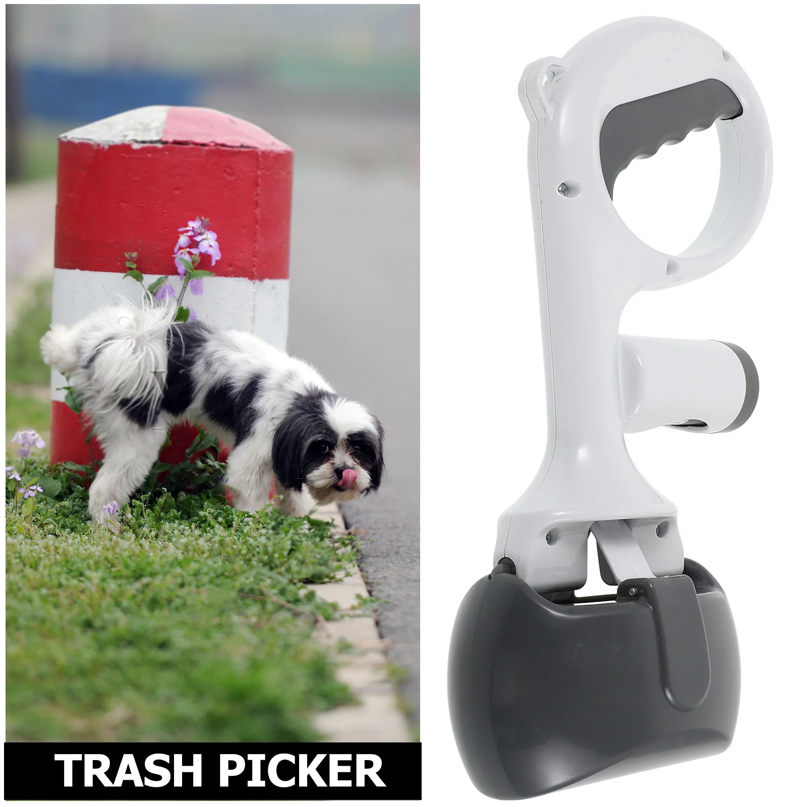 

Toilet Pet Pooper Pickup Household Picker Dog Cleaning Supplies Plastic Litter Scooper Convenient Travel Portable