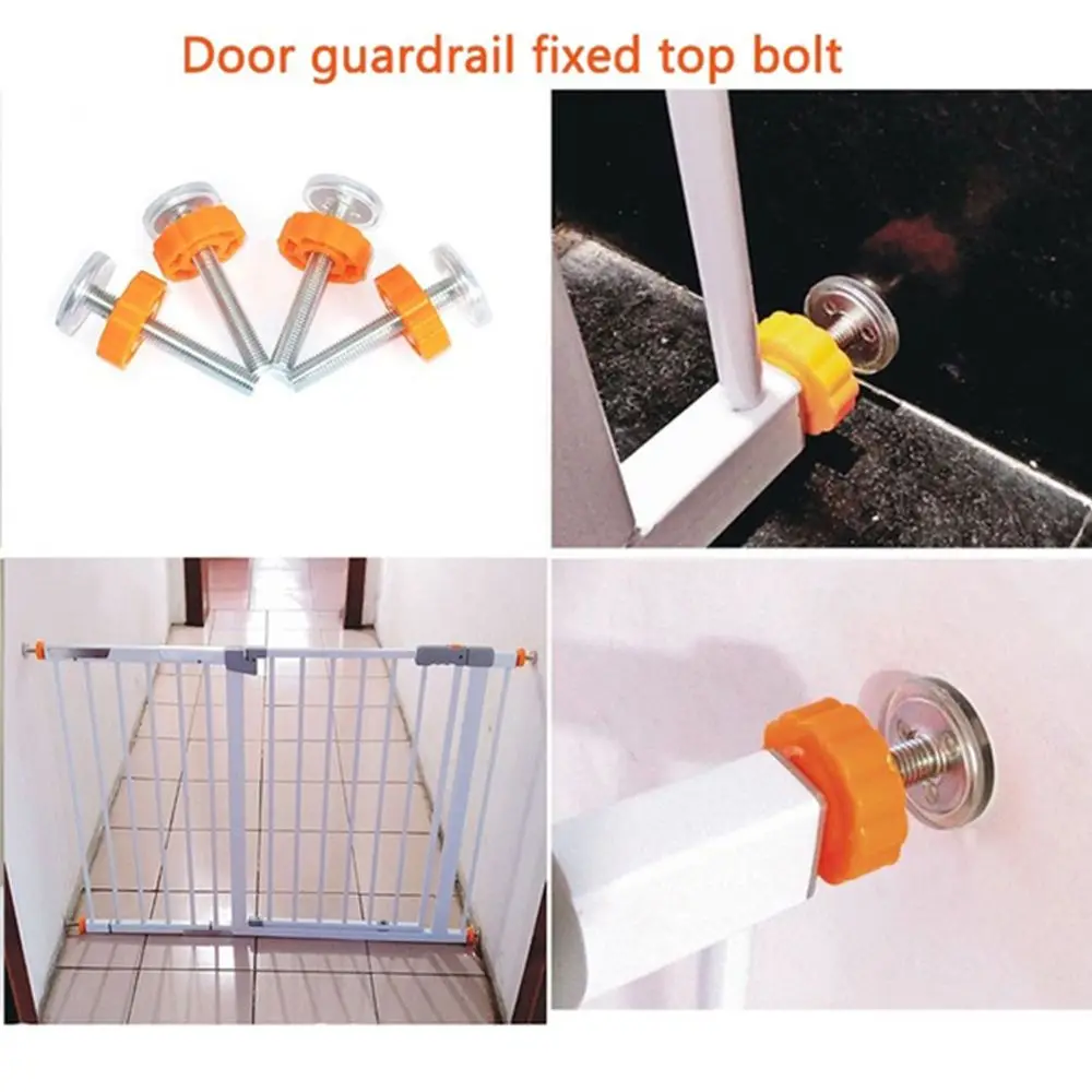 Doorways Baby Gate Bolts Pet Safety Gate Guardrail Screws/Bolts Baby Safe Fence Screws With Locking Bolts Accessories Kit