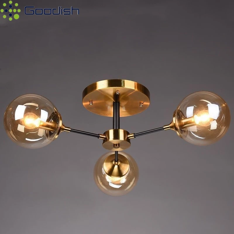 

Modern Stylish Amber Glass Tree Like Structure LED Pendant Light Simplicity Art Lamp for Living Room Home Decoration Chandeliers