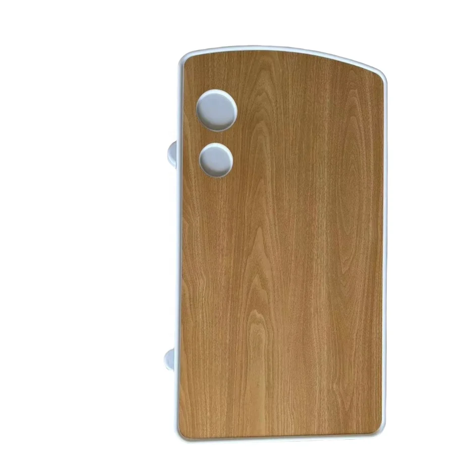 Stolik do karmienia pacjenta, mobilny, z regulacją wysokości, przy łóżku, z tworzywa ABS, szpitalny stolik nad łóżko z kółkami.