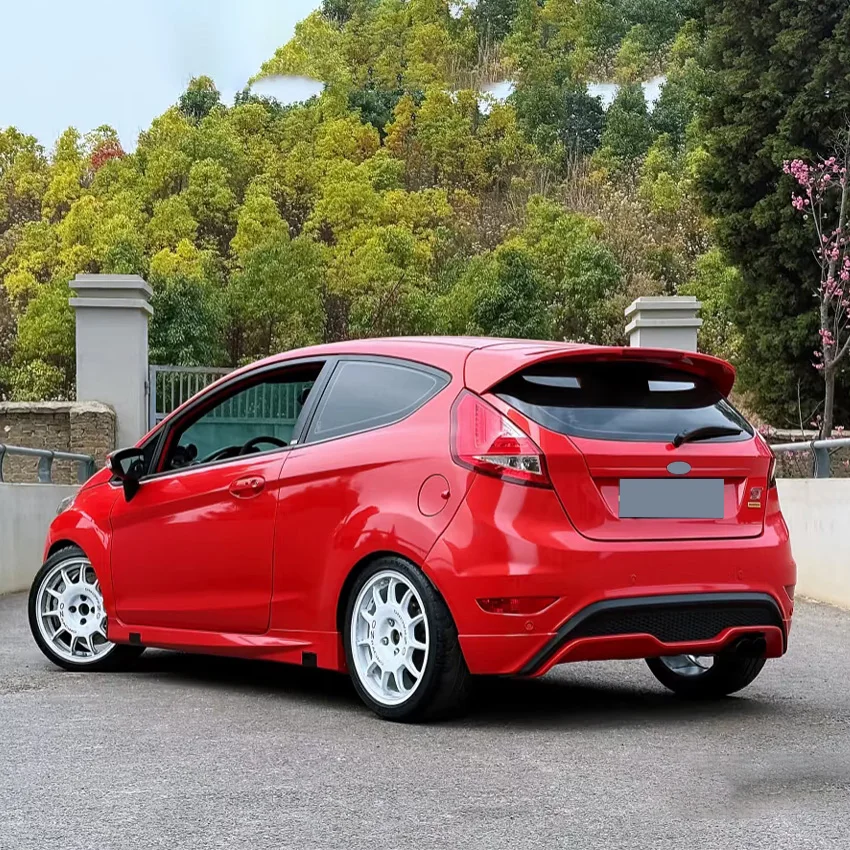 For 2009-2013 Ford Fiesta ST Style Regular Edition Car Parts Rear Bumper Diffuser Lip Spoiler Divider Chin Body Kit