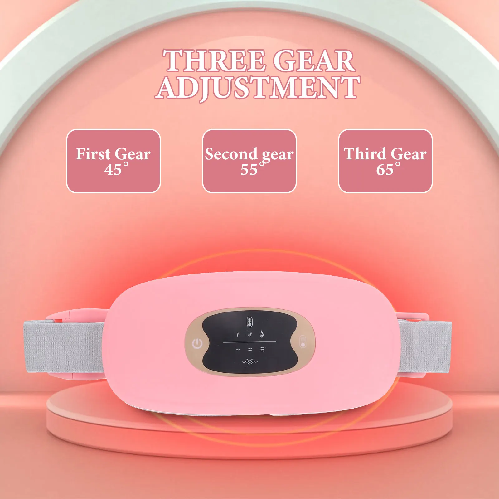 

Heated Massage Warm Palace Belt for Women Large Surface Design Temperature Control Waterproof Breathable Heating