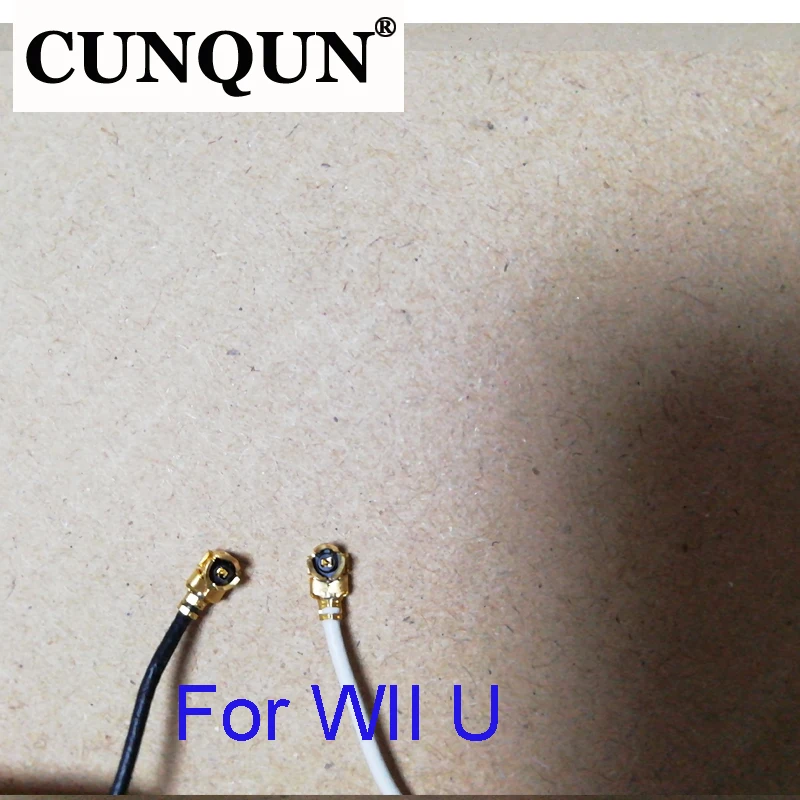 1 مجموعة/2 قطعة هوائي بطاقة الشبكة اللاسلكية الأصلية لنينتندو WiiU الوسادة مقبض كابل هوائي لوحدة تحكم ألعاب ويو