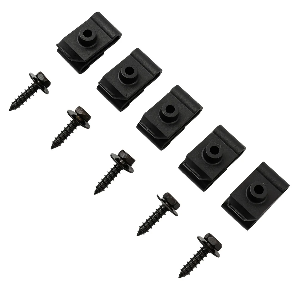 5Pcs Car Body Bolts U-nut Clips Engine Cover Undertray Splash Shield Guard Bumper Fender-Liner Retainer Fastener For Toyota