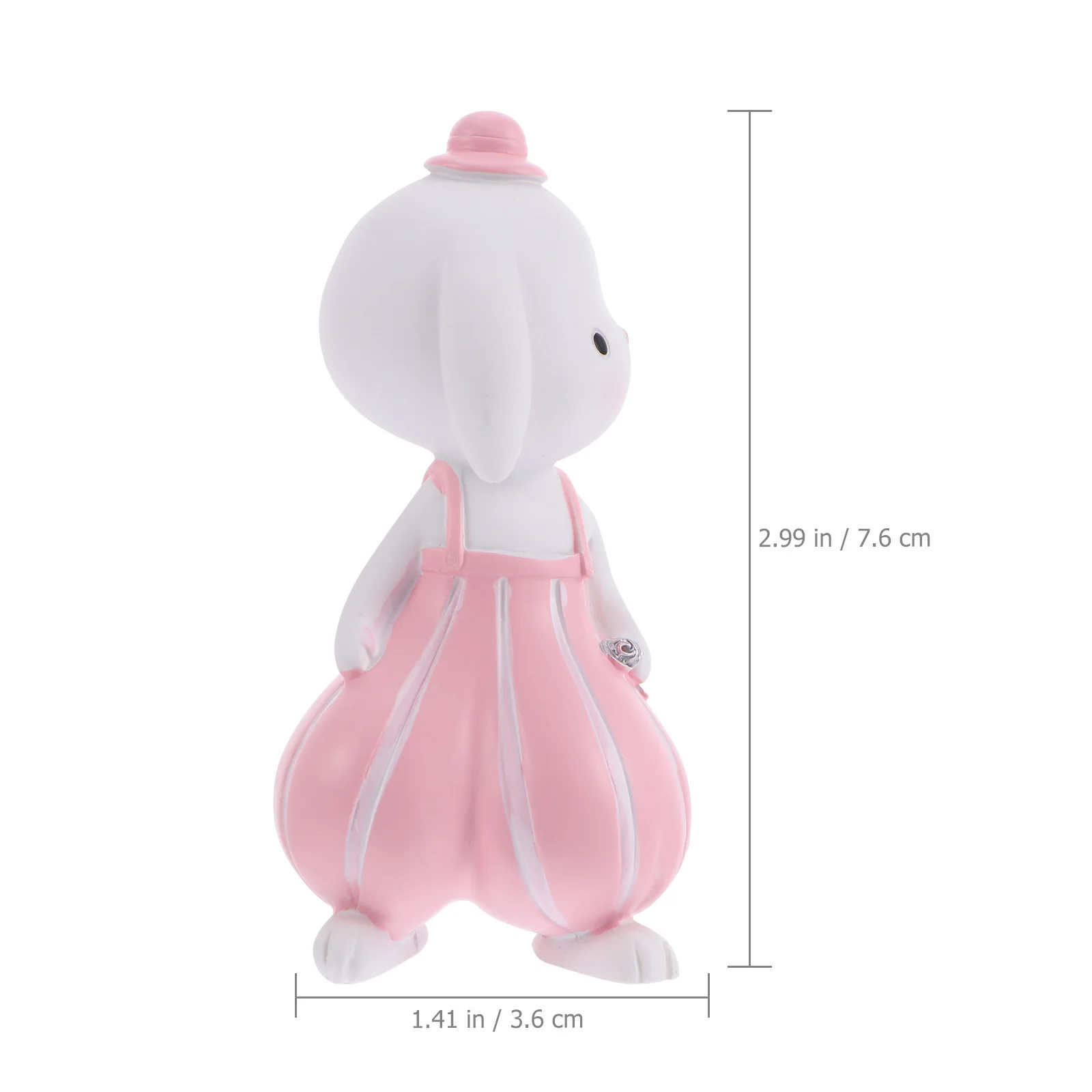 

Abaodam 1 Pc Easter Bunny Ornament Car Decor Cupcake Topper Decoration Resin Figure Miniature Flowerpot Easter Accessory