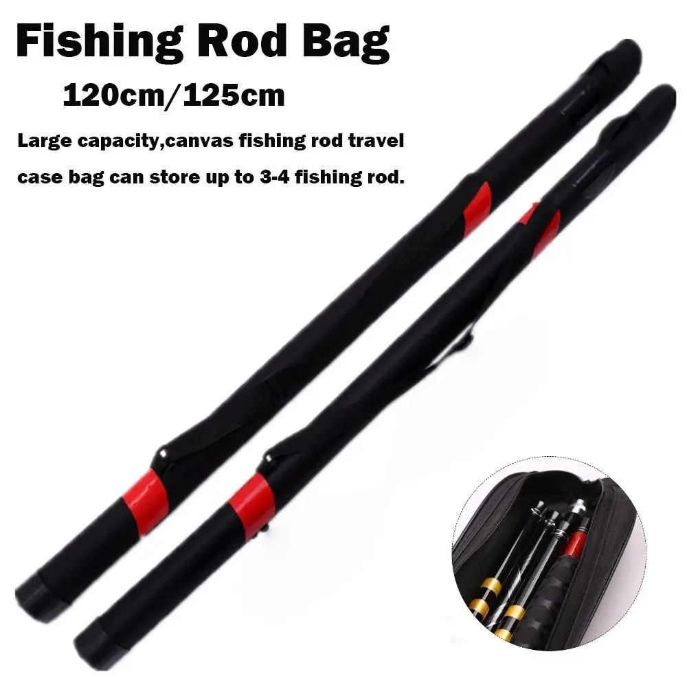 Portable Fishing Bag Protective Cover Rod Reel Bag Fishing Pole Gear Tackle Tool Accessories Carrier Bag Organizer Fishing Bags