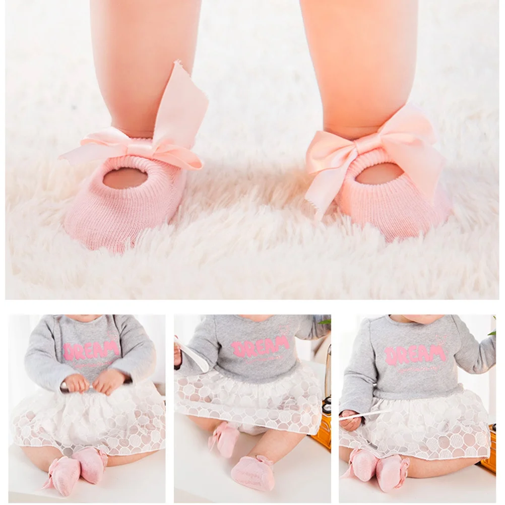

Non-Slip Baby Floor Socks 0-12 13-36 Months Soft Breathable Stretch Kids Socks For Walking Spring Autumn