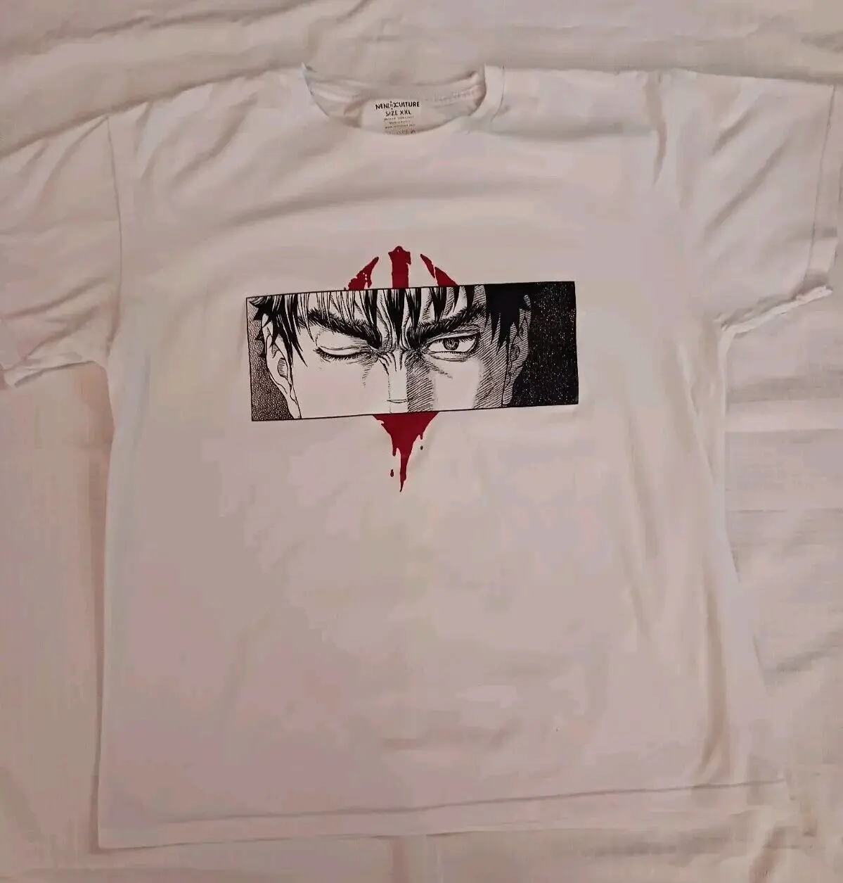 Berserk Guts Eyes Anime Graphic T-shirt