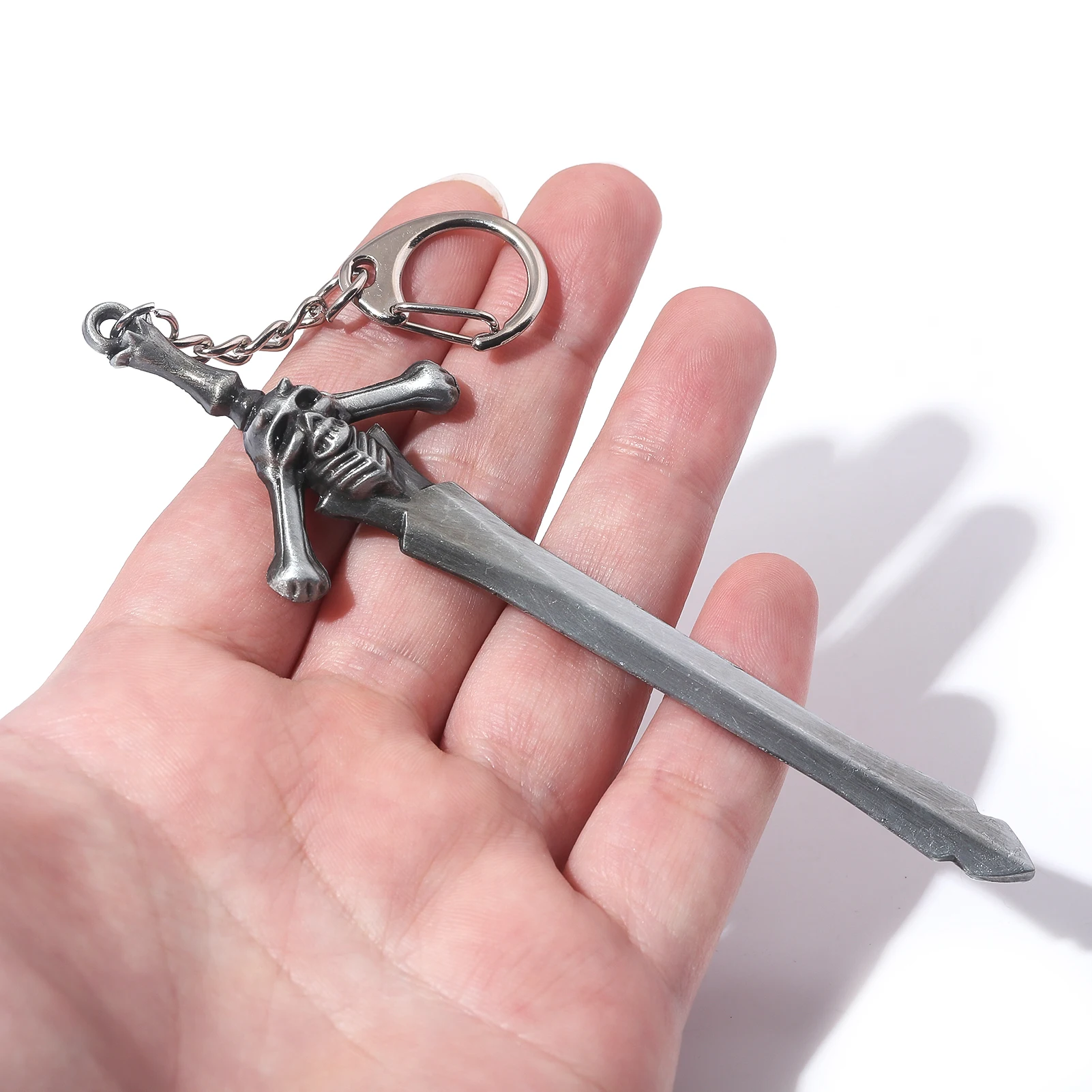 Game DMC 5 Keychain Dante Sword Rebellion Awakening Keyring Nero