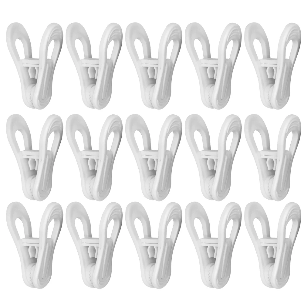 

25 pcs Drying Clips Clothespins for Underwear Socks Towels Skirts Pants Light Plastic Non-Slip Aging Resistant Buckle
